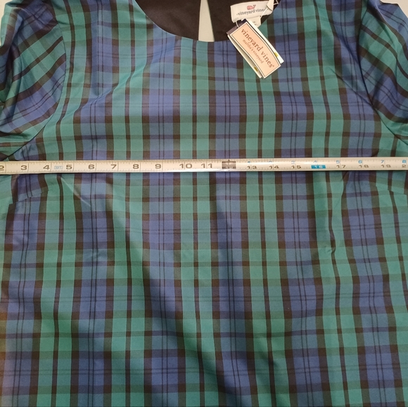 ********* PRICE DROP    Vineyard Vines Blackwatch Flutter Sleeve Top - Picture 11 of 14